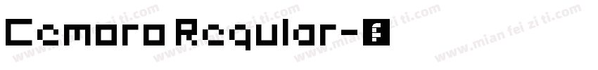 Cemoro Regular字体转换